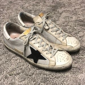GG Super-Star sneakers in leather with mesh insert